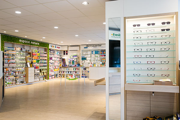 intérieur pharmacie modulaire
