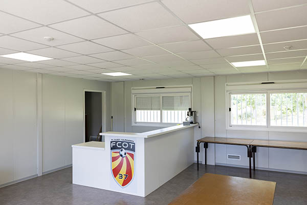 intérieur club house modulaire