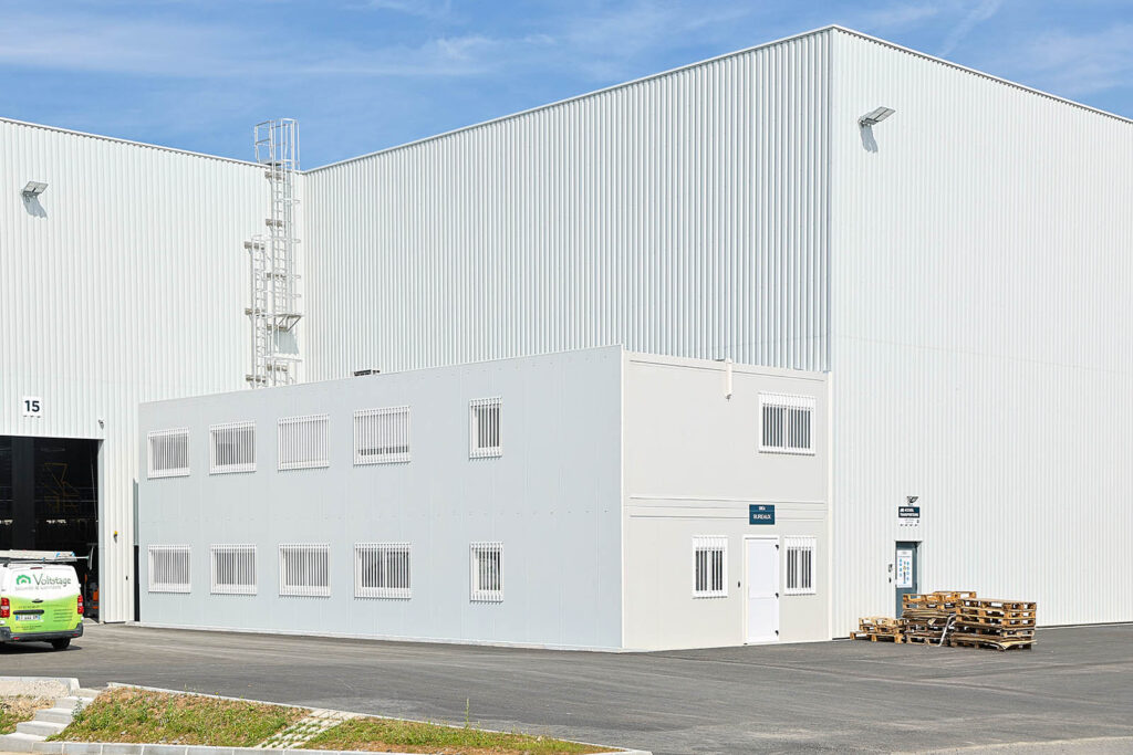 batiment modulaire pour industrie